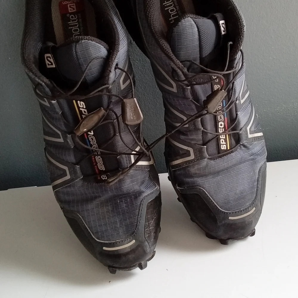 Salomon Speedcross 4 Trail Running Shoes Blue Black‎ Mens 383130